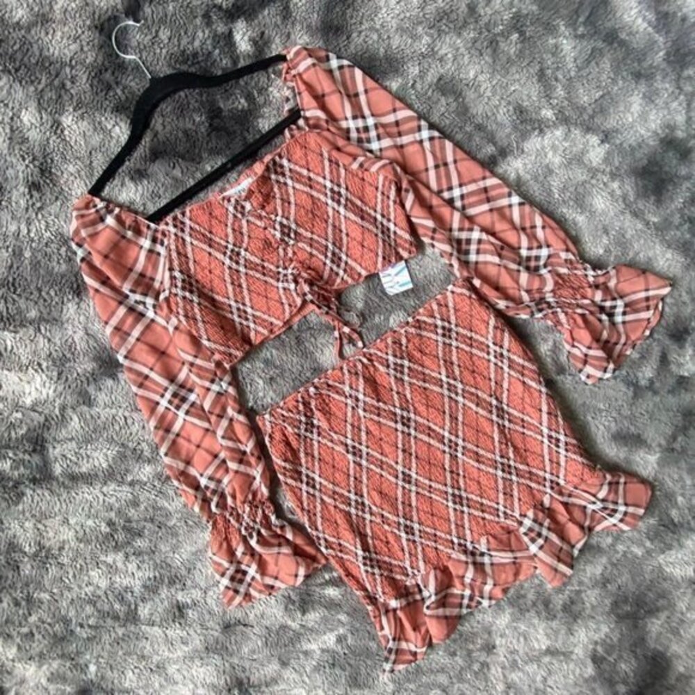 Sweet as Sugar Plaid Mini Set